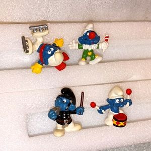 Collectible Smurfs 4 for $23 or $7 each